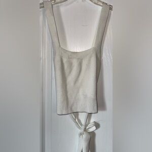 Urban Outfitters EUC White tie crop top